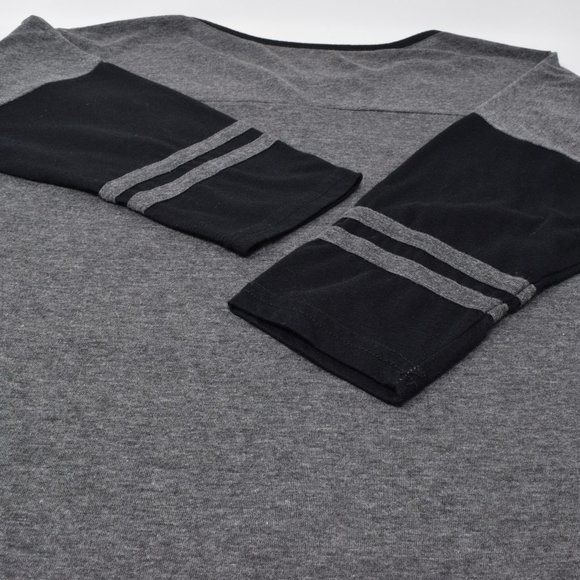 2Kuhl Tea Shirt Women Small Ringer Raglan Grey Tee Novelty Whimsical Casual - Picture 8 of 13